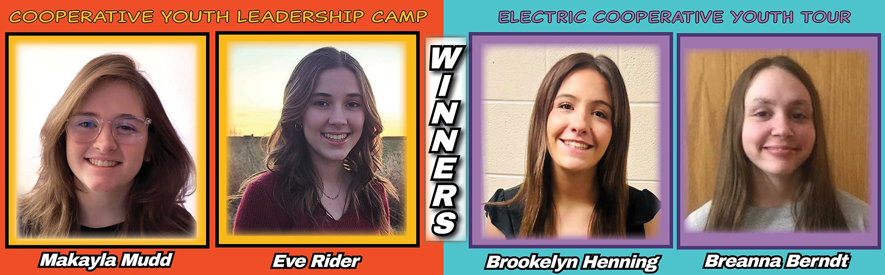 Youth Tour and Leadership Camp Winners
