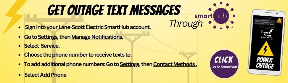 Outage Text Messages