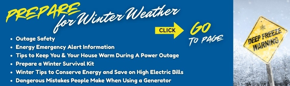 Prepare for Winter Weather