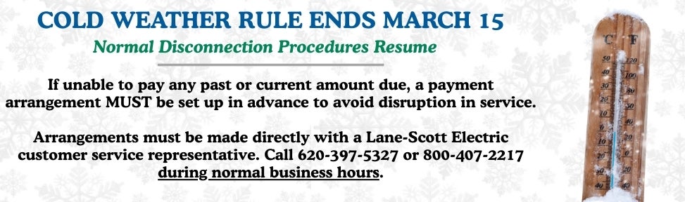 Cold Weather Rule Ends