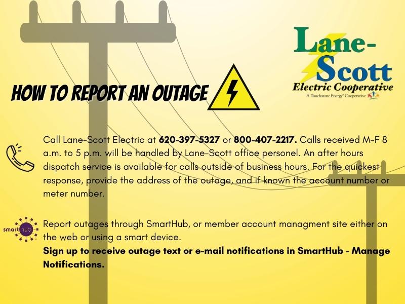 Report an Outage, Power Outages